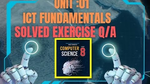 Unit 01| ICT Fundamentals| Class 8| Computer science