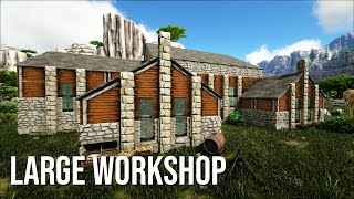 Ark Survival Evolved: Large Workshop &amp; Crafting Station (Speed Build!)