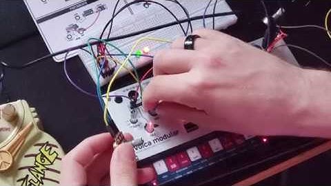 Korg Volca Modular with breadboard and CV pots (part 2)