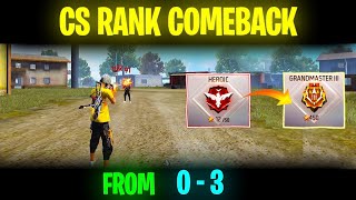 Cs rank comeback tips and tricks || How to comeback in clash squad from 0-3 || Cs rank push tips