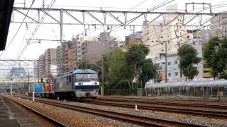 1182レ　EF210-3+ムドDE10-1081　　　　　　　　　2011/10/30　東淀川