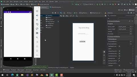 Android Course #2 Button, TextView, EditText and show message by click on the Button