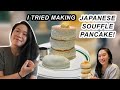 I Tried Making the MOST DIFFICULT JAPANESE SOUFFLE FLUFFY PANCAKE! (Quarantine Cooking Ideas)