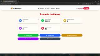 Full-Stack Pizza Delivery App Demo screenshot 2