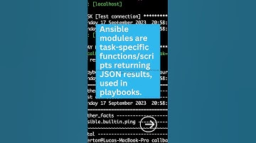 What is an Ansible Module? #ansible #module #python