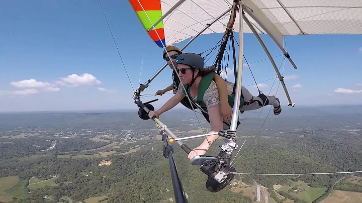 Toni Bowen's Hang Gliding Flight!