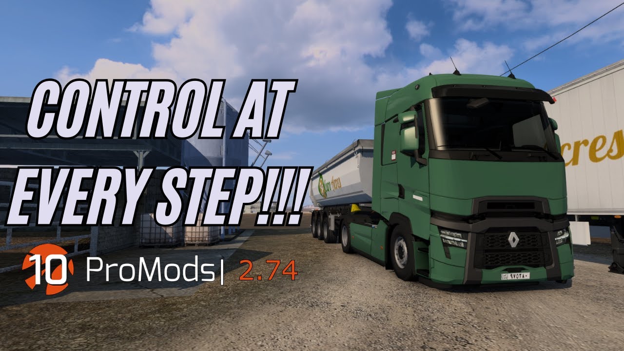 Syria to Israel | ETS2 v1.54 - ProMods 2.74 New Update!!!