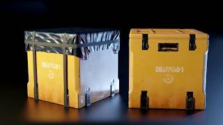 Sci-Fi Crate Eevee Render
