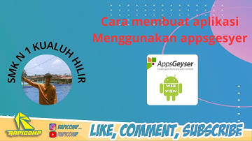 CARA MEMBUAT APLIKASI ANDROID SEDERHANA DENGAN MENGGUNAKAN APPSGEYSER BY.SAMUEL SAGALA SMKN1 TKJ