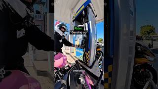 A Female Biker Saved Another Rider Just in Time...