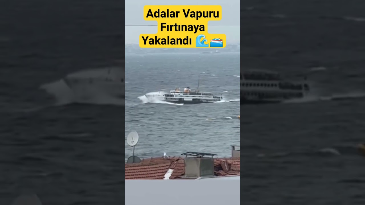 Lodos Fırtınası Dev Dalgalar Vapurun Zorlu Seferi🌊🛥️