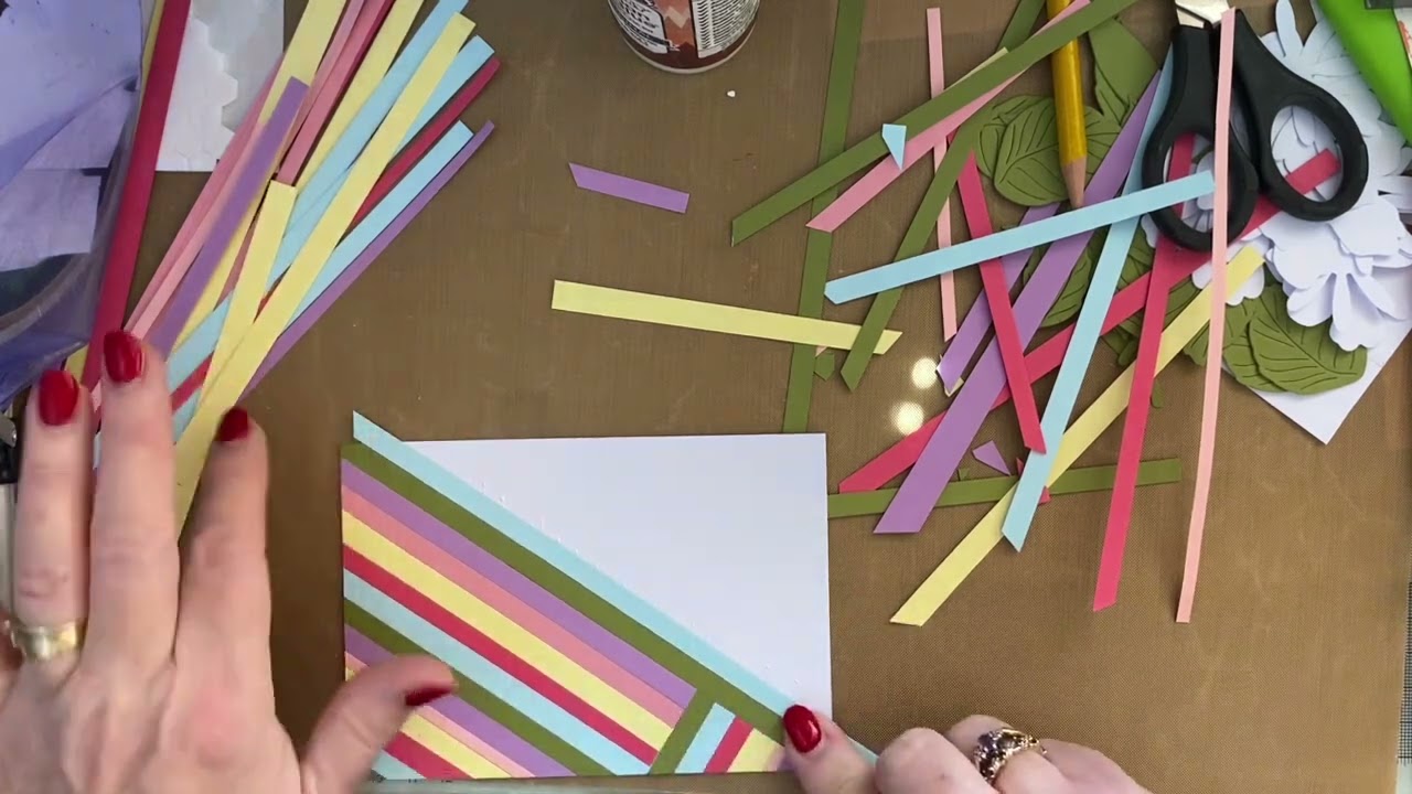 I’ve got strips they’re multiplying #15 pastel strips and flowers