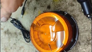 ANTOM Wireless LED Strobe Light 12 24v Battery Amber Color Review