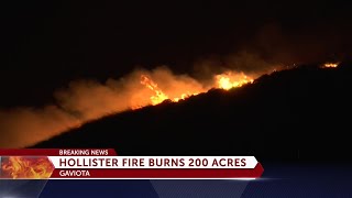 Hollister Fire burns 200 acres