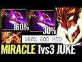 🔥 MIRACLE Shadow Fiend BACK TO MID — 1vs3 MASTER JUKE Silver Edge 1st Item Dota 2 Pro