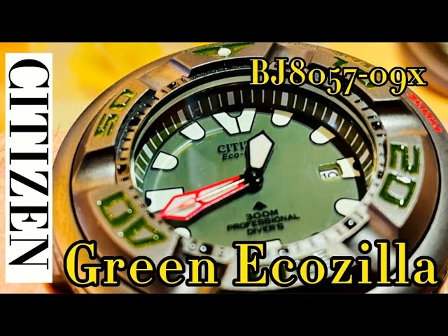 Doesn't get bigger and badder than this. Citizen Promaster Green