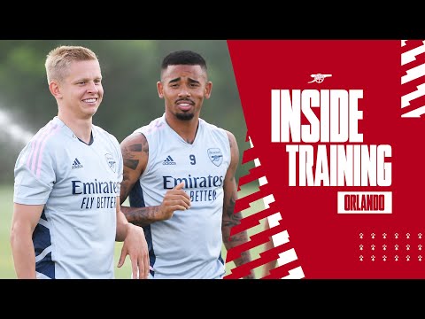 Inside Training | Alex Zinchenko joins the squad for his first Arsenal training session