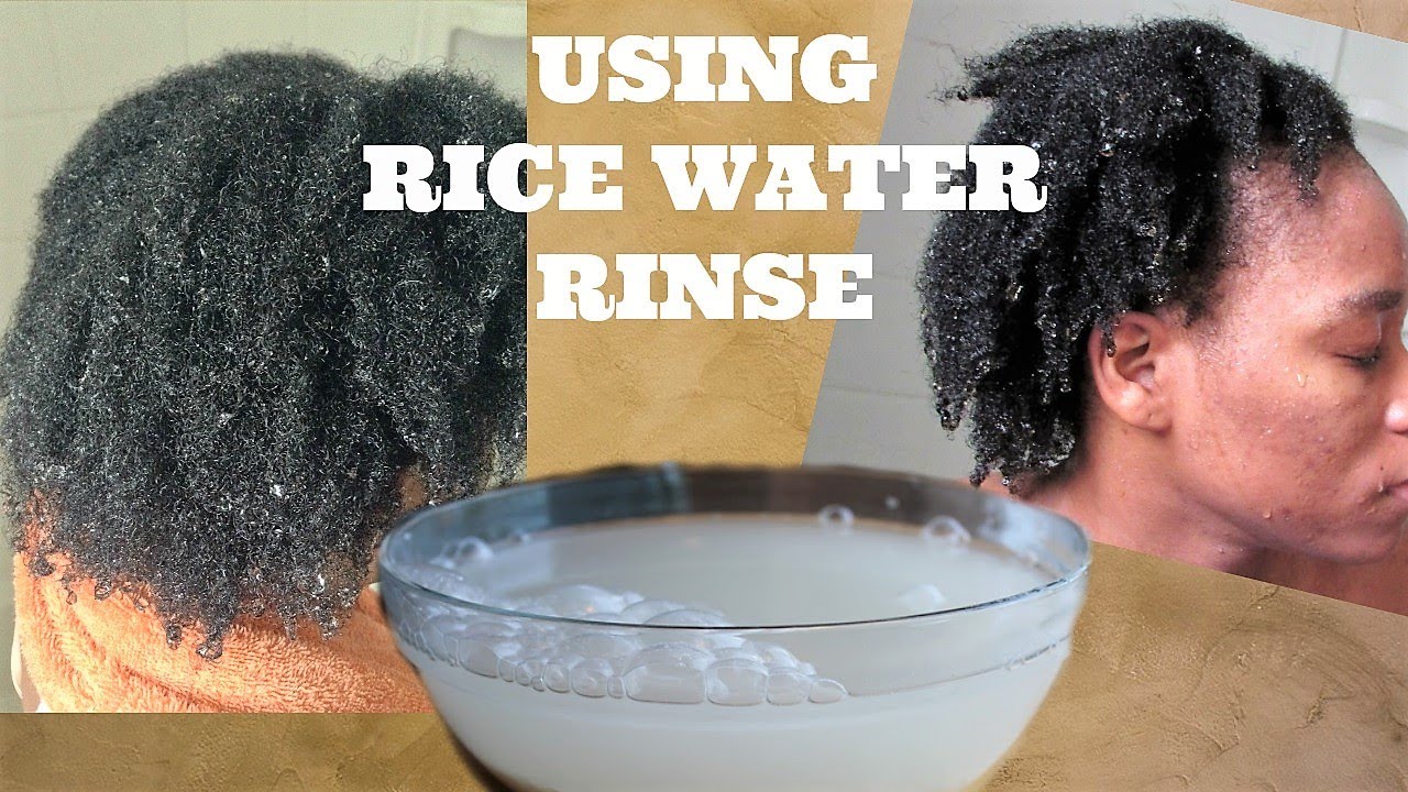 Fermented Rice Water Rinse To Nourish Natural Hair - YouTube