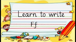 Formation of the letter Ff Writing for Preschoolers | Letter Formation For Beginners