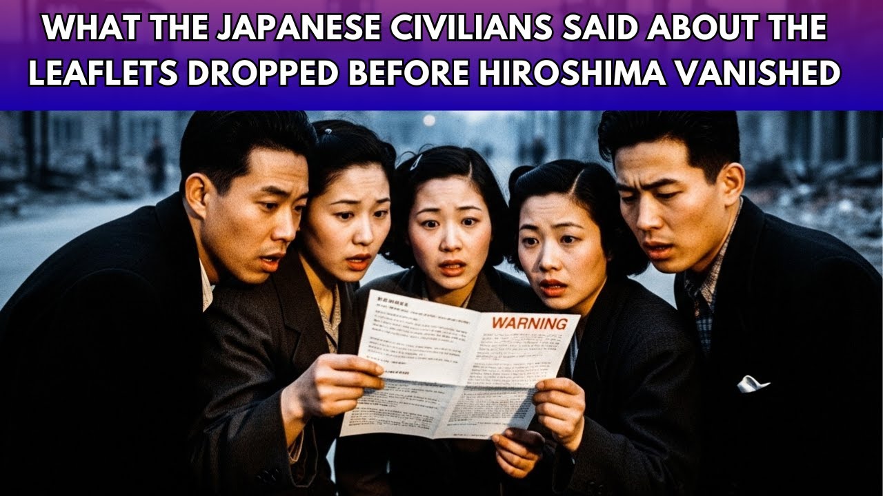 Что говорили мирные жители Японии о листовках, сброшенных перед исчезновением Хиросимы