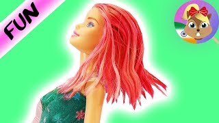 சிகை அலங்காரம்! பார்ட்டிக்கு போக பார்பி ரெடி! Barbie Makeup Tutorial Tamil screenshot 1