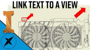 Associate text with a drawing view | Autodesk Inventor