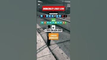 GtaV Invincibility Cheat Code #gta #viral #gaming #rockstar #cheatcodes #grandtheftauto