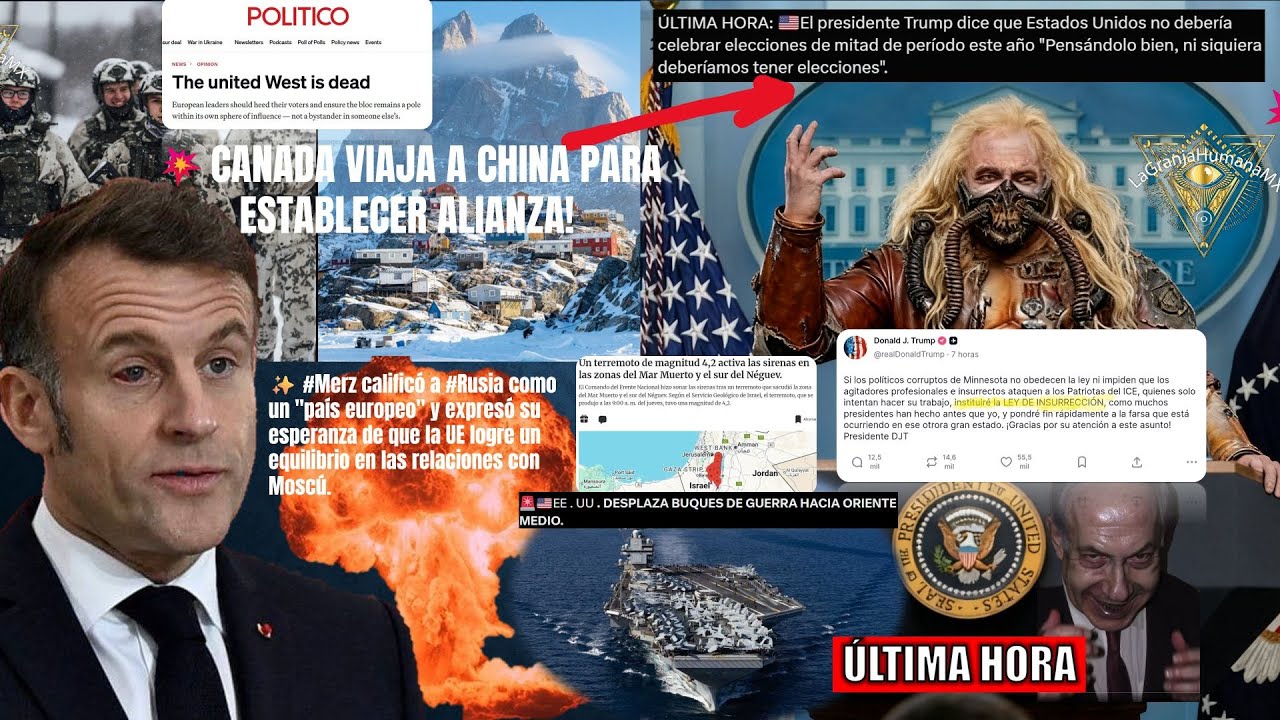 💥EUROPA DESAFIA A TRUMP, EQUILIBRIO MUNDIAL CAMBIARIA. TRUMP ALERTA LEY DE INSURRECCION Y ELECCIONES