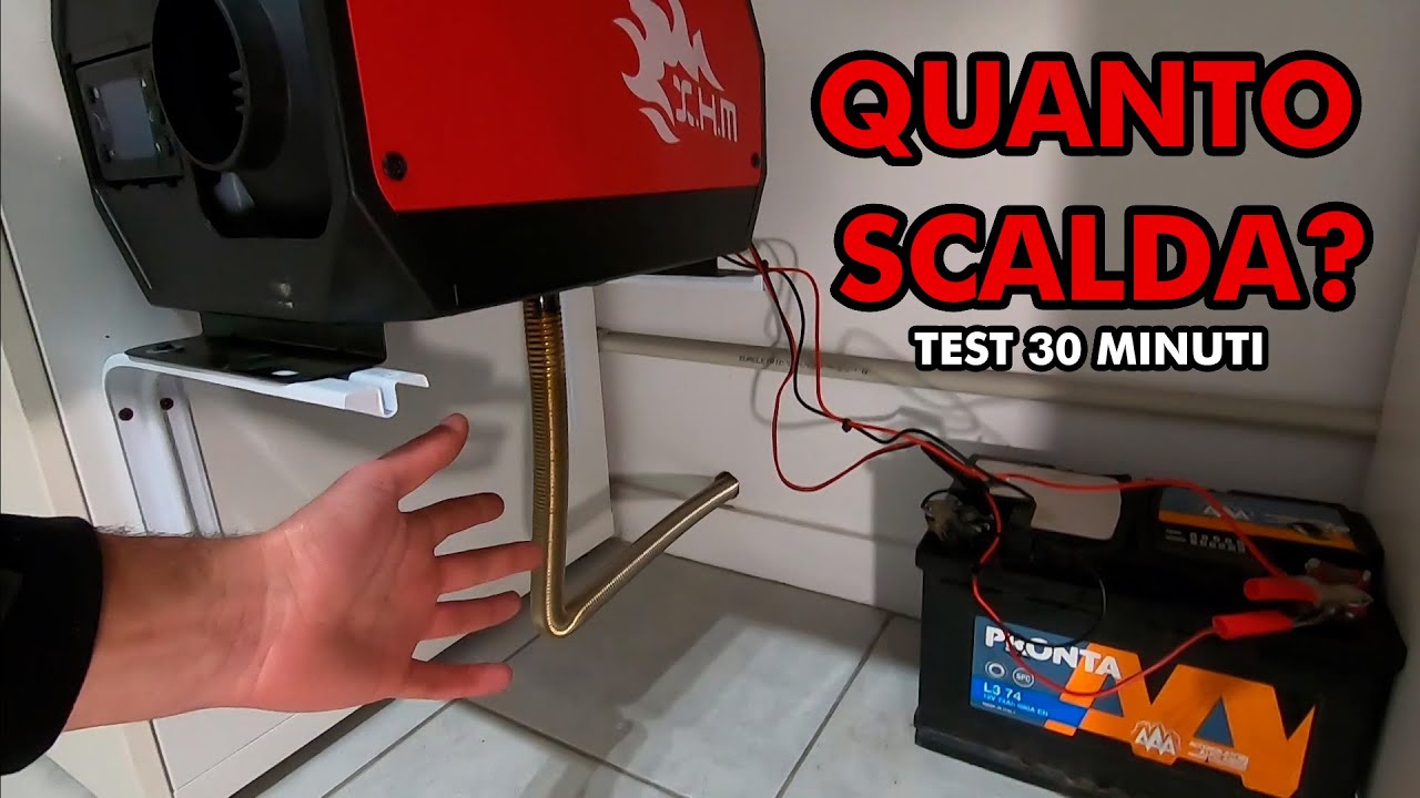 RISCALDATORE DIESEL MONTATO E TESTATO