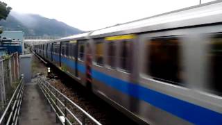 北捷URC301型VVVF改裝車車號013-014往淡水忠義站進站