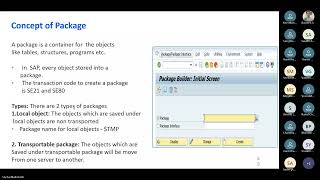 SAP ABAP CLASS 2