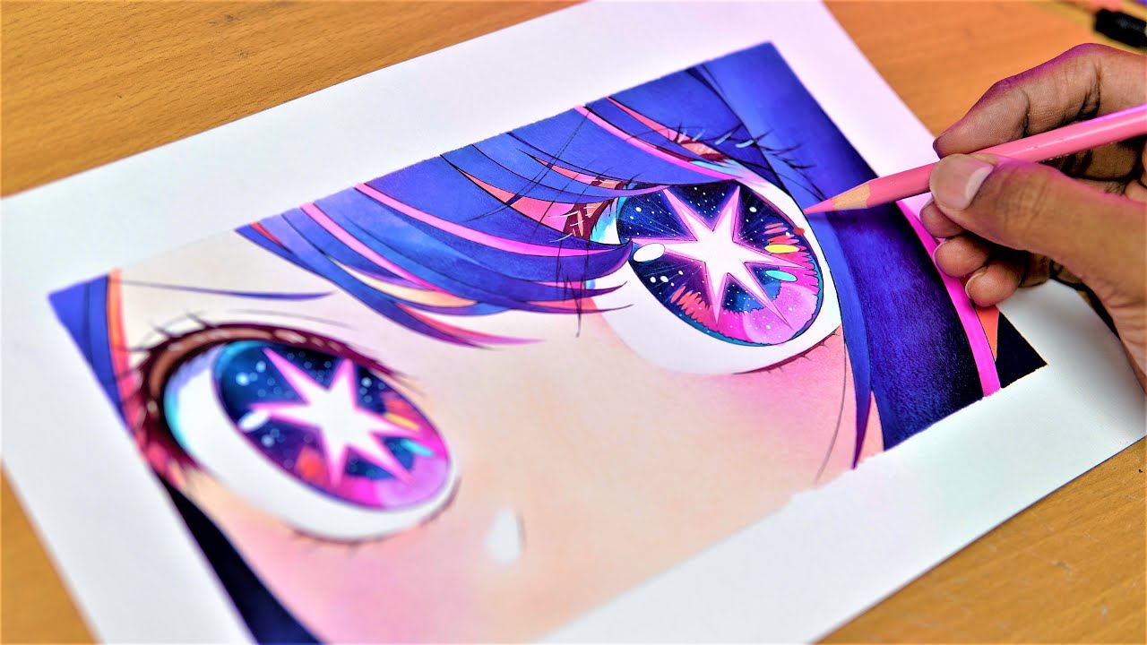  Ai Hoshino Eyes Coloring OSHI NO KO Speedpaint YouTube