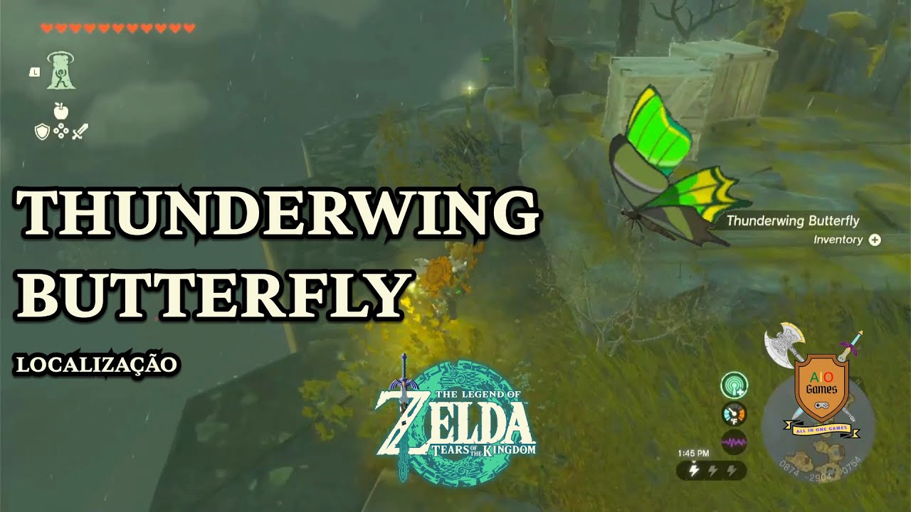 ZELDA TOTK - THUNDERWING BUTTERFLY LOCATION