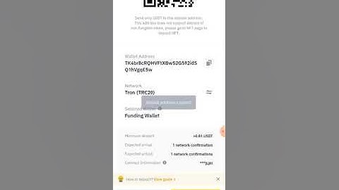 How To Create USDT WALLET in Binance!