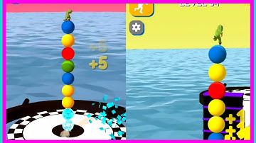 Stack rider candy run 🍬🍭 / mobile gameplay mix all levels walkthrough #Parts06 #asmr #stackrider