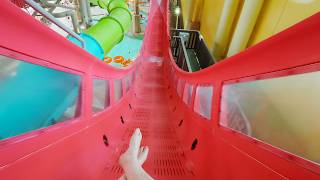 Wild Rapids POV | Fast Water Coaster Slide at OKANA Resort