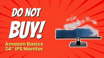 STOP! 🚫 7 Shocking Reasons NOT to Buy the Amazon Basics 24” IPS Monitor! 👀