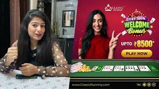 रम्मी प्लेयर्स के लिए ₹8,500 तक वेलकम बोनस || ClassicRummy screenshot 5