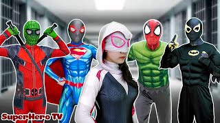 Pro 5 Spider-Man Spider-Girl New Spider-Man Color Superhero Suit So Good Action Video 