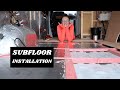 Framing The Van Floor - Battening &amp; Insulating | Van Conversion Ep. 3