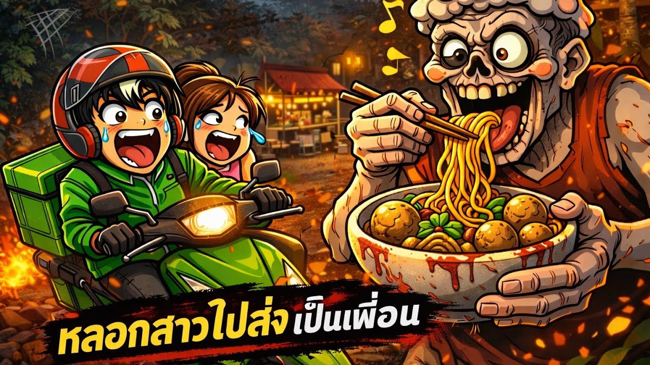 ผมหลอกให้แฟนมาส่งก๋วยเตี๋ยวให้ผี I bakso malang anomalies