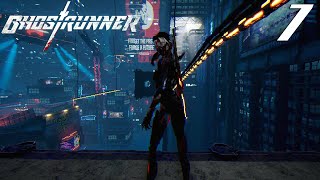 Let's Play Ghostrunner Ep.7 Data Jacked