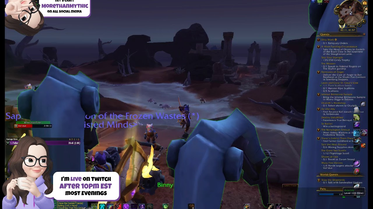 WoW Pet Battles Zandalar Secret Voldun Pet, Nazmir Warcraft YouTube