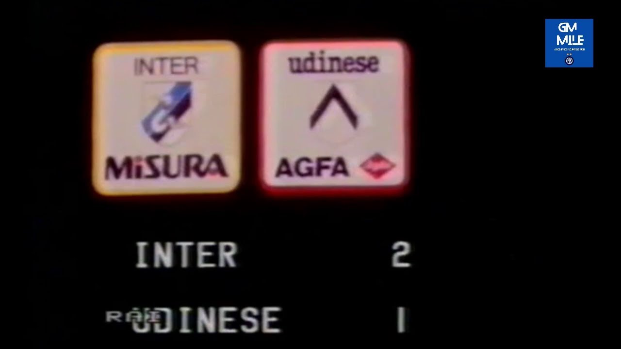 1985-86 (19^ - 26-01-1986) INTER-Udinese 2-1 [Carnevale,Bergomi,Rummenigge] Servizio D.S.Rai