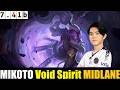🤯MIKOTO [ Void Spirit] MID 7.41b - DOTA 2 HIGHEST MMR MATCH #dota2 #dota2gameplay