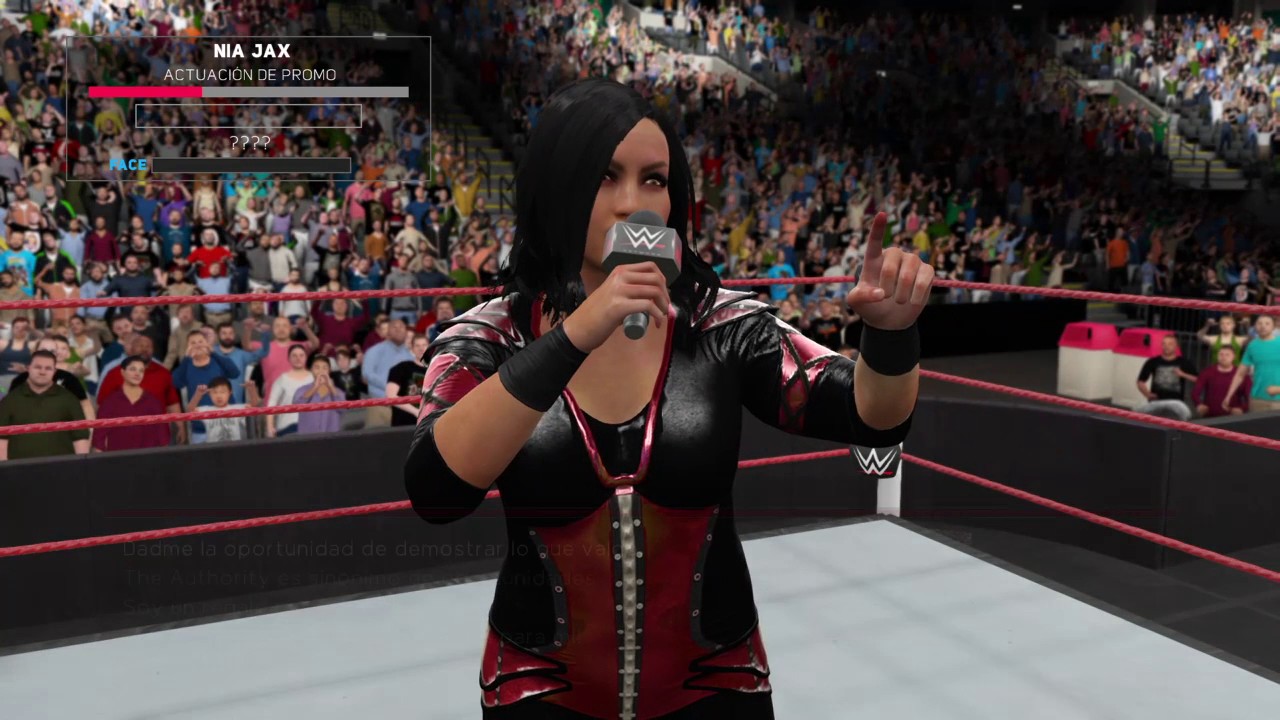 WWE 2K17 RAW 6 Nia jax Segmento YouTube