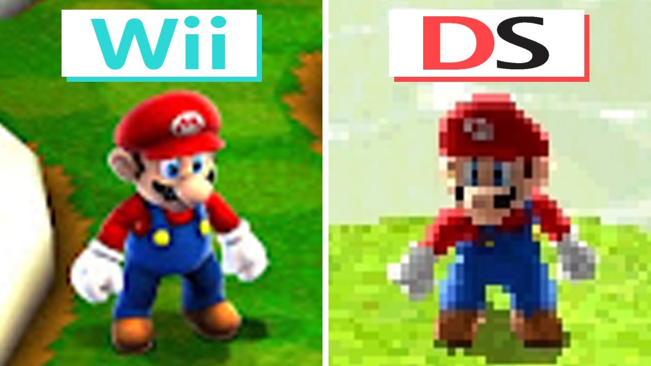 Nds Graphics Super Mario Galaxy (2007) Wii vs NDS | Graphics Comparison - YouTube