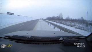 видео На зимних дорогах ДТП не избежать