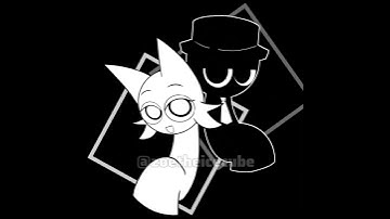 Black and Wenda r chilling | NOT A SHIP | obviously not orig #sprunki#black#wenda#alightmotion