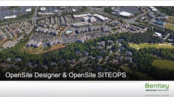 Demostración Bentley OpenSite SITEOPS - Megacad Ingeniería y Sistemas S.A.S